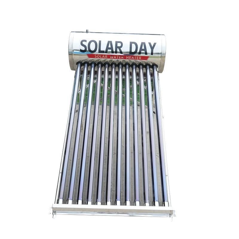 Evacuated-tube solar water heater