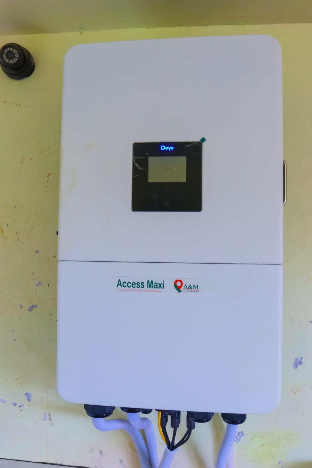 Installed hybrid inverter